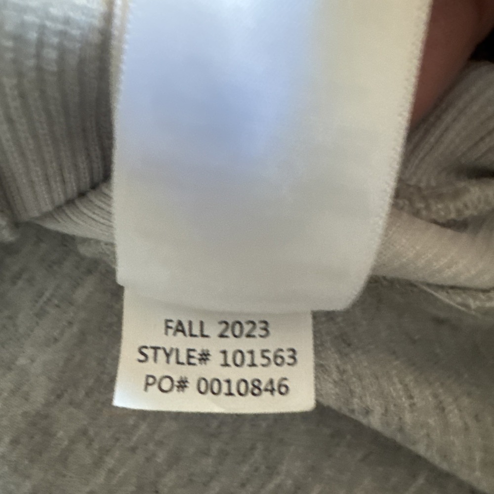 Rhone Heritage Midweight Sweatshirt Mens Medium Gray 1/4 Zip Pullover - Picture 15 of 16